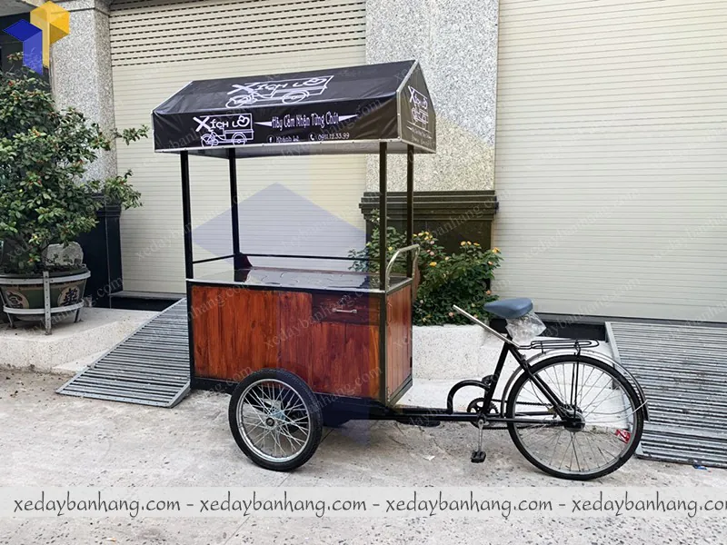 xe đạp bán cafe lưu động giá rẻ