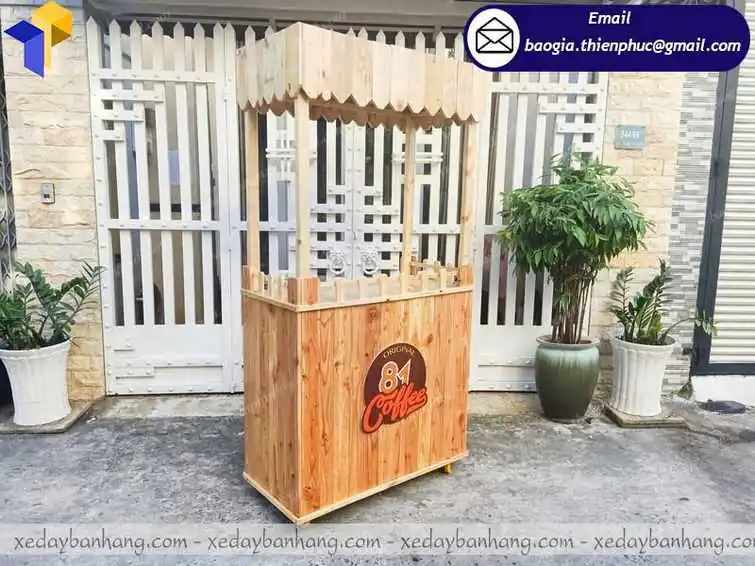 báo giá quầy gỗ bán cafe giá rẻ