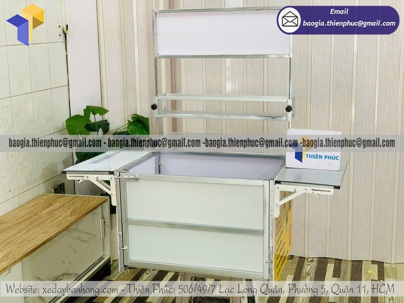 thùng bán cà phê xe máy