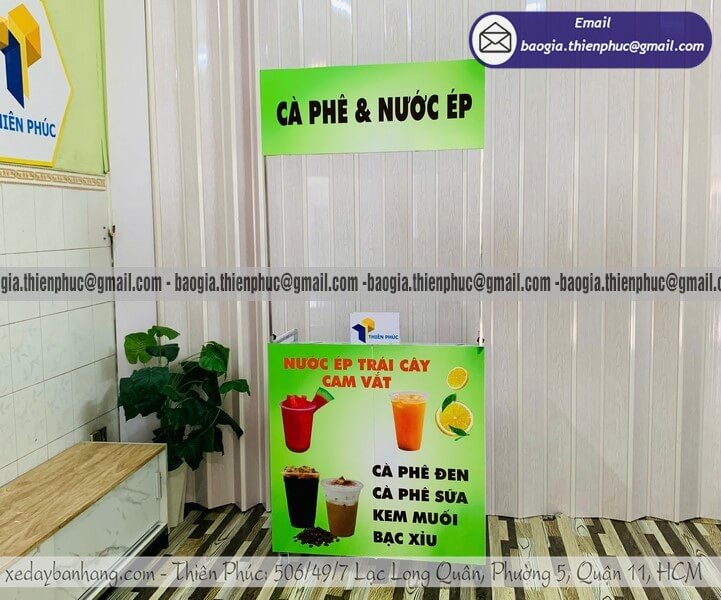 xe cafe take away giá rẻ