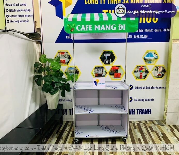 xe bán cà phê di động