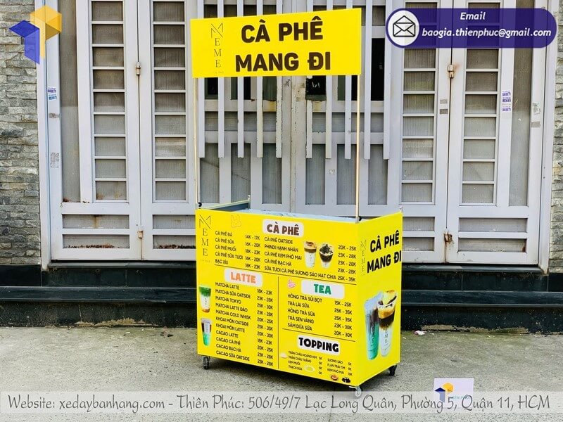 xe cà phê mang đi