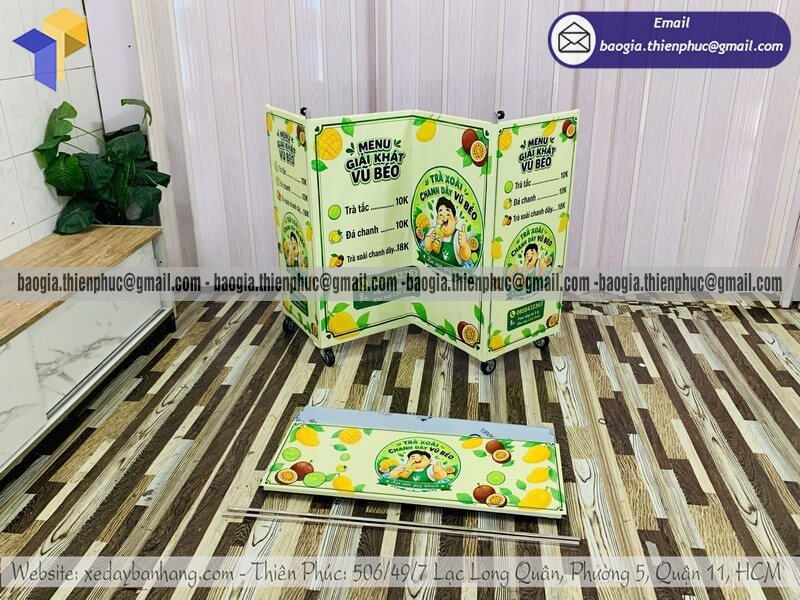 đặt làm quầy bán nước giải khát