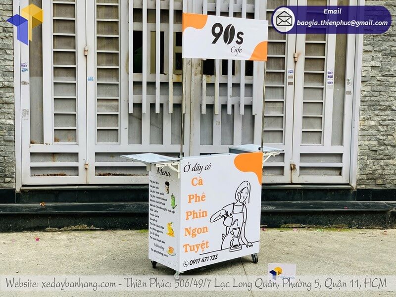 quầy bán cafe vỉa hè