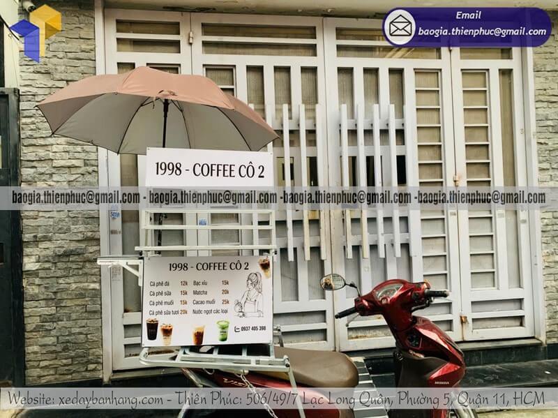 thung cafe ban mang di
