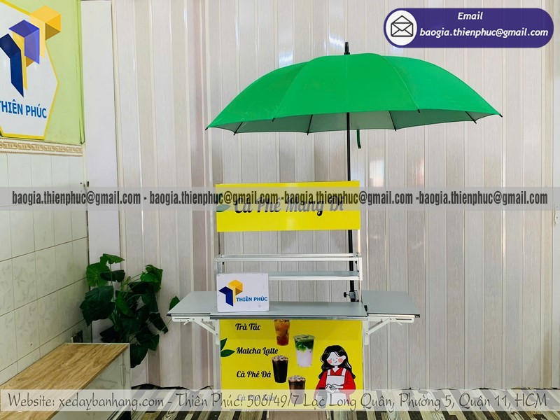 thùng bán cafe di động