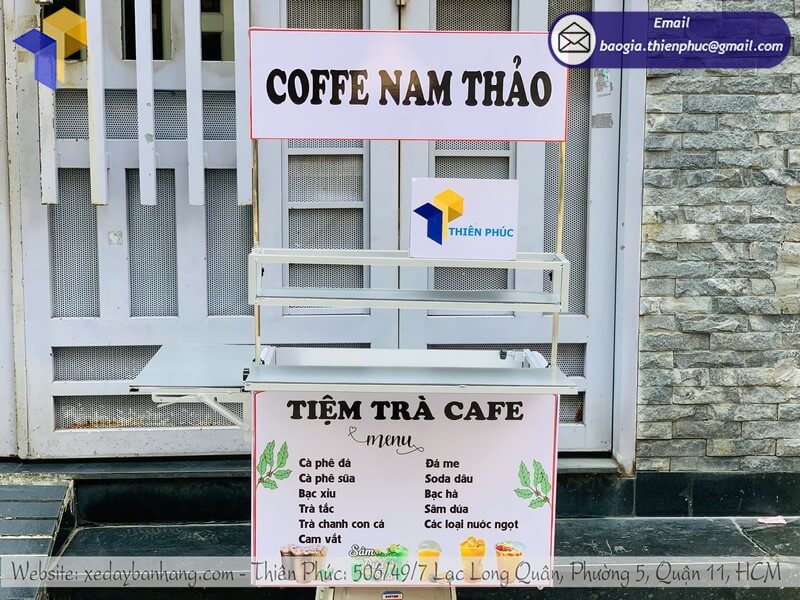 thùng bán cafe di động