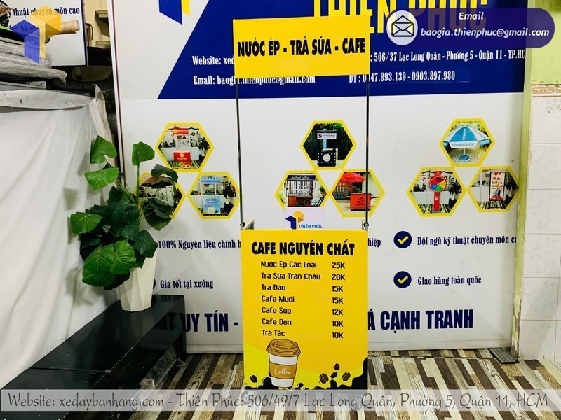 xe bán cà phê di động