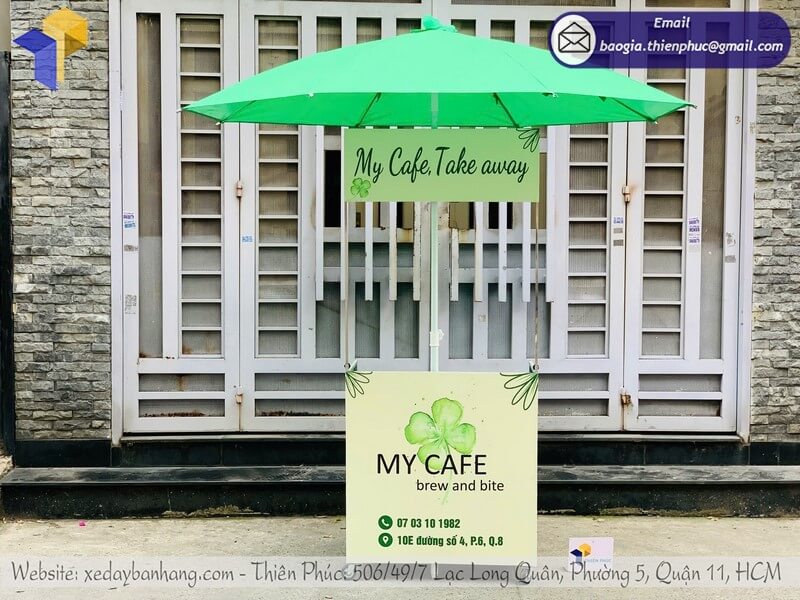 xe bán cafe mang đi