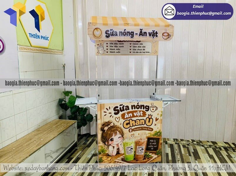 xe bán đồ ăn vặt giá rẻ xe bán đồ ăn vặt giá rẻ