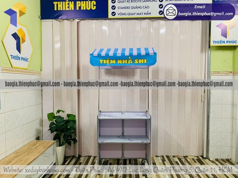 xe đẩy bán hàng di động