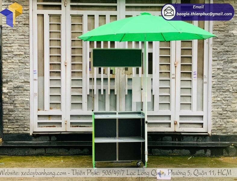 xe bán trà chanh di động