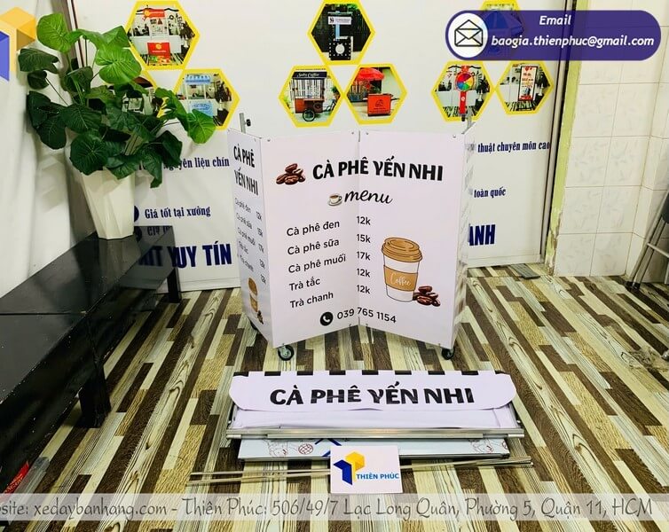 mô hình cà phê vỉa hè