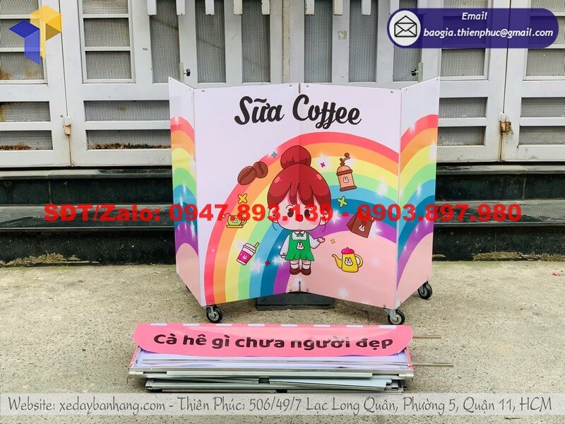 xe bán cà phê di động