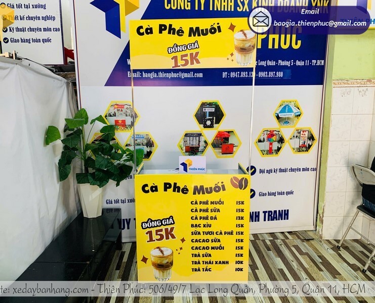 xe bán cà phê tiện lợi