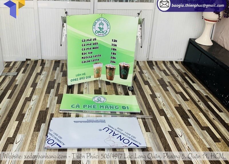 xe cà phê nhỏ gọn giá rẻ