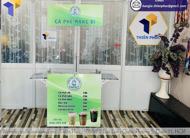 xe cà phê nhỏ gọn giá rẻ