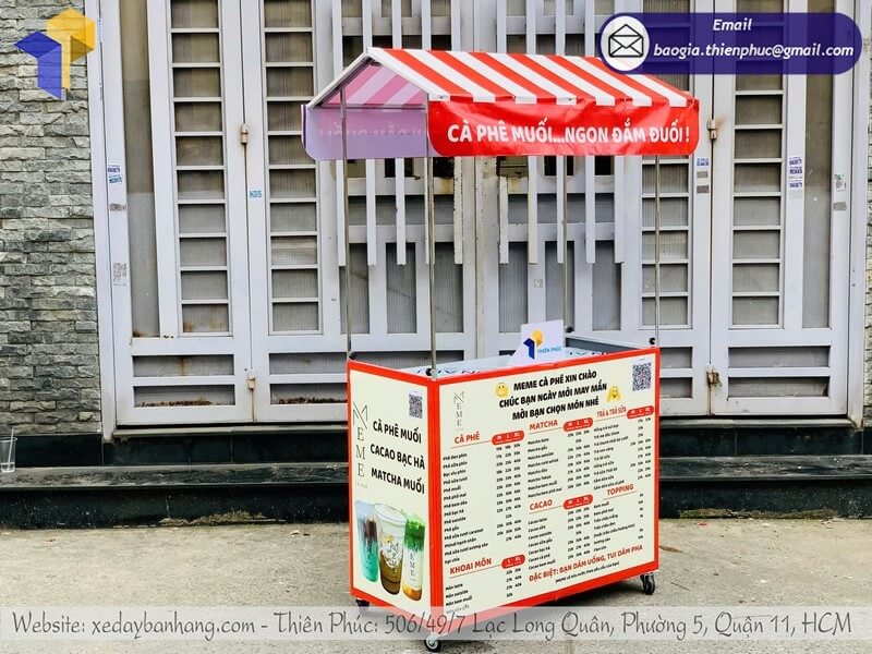 xe bán cà phê muối