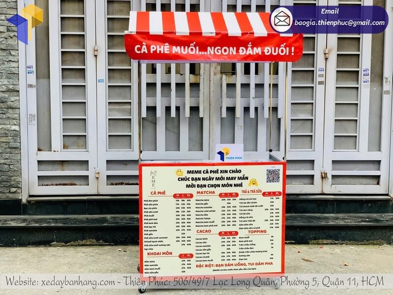 xe cà phê muối mang đi