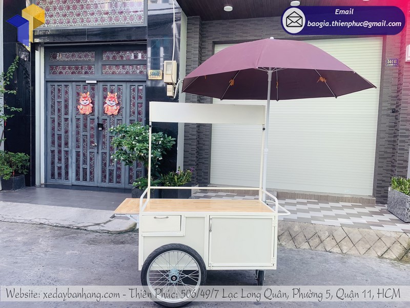 Xe 3 bánh bán cà phê mang đi uy tín