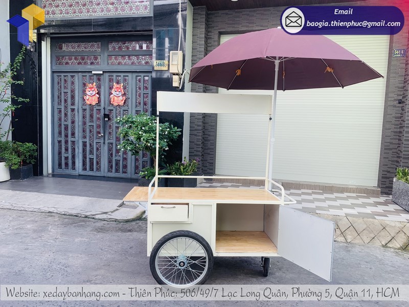 Xe 3 bánh bán cà phê mang đi tphcm