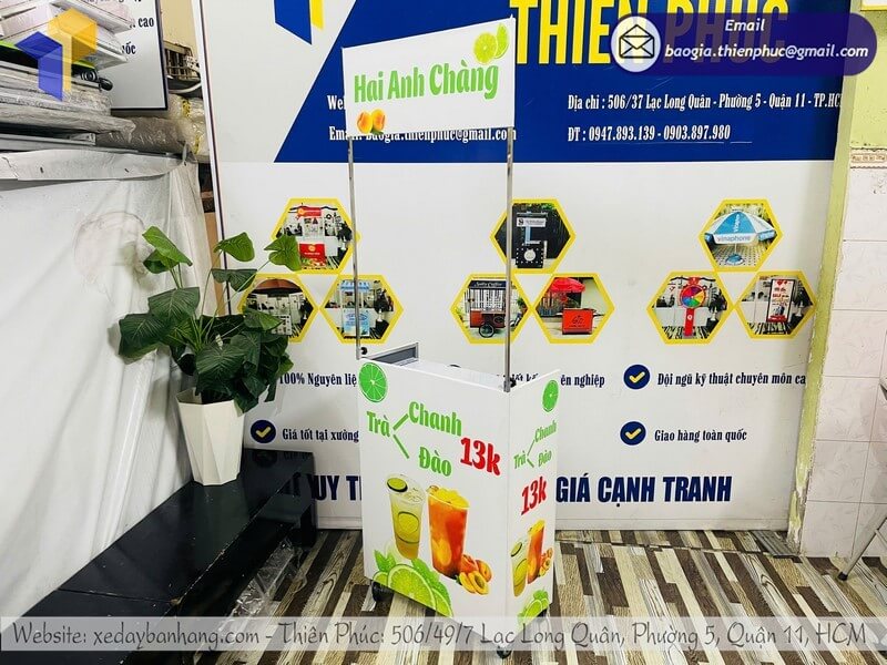 xe bán nước vỉa hè