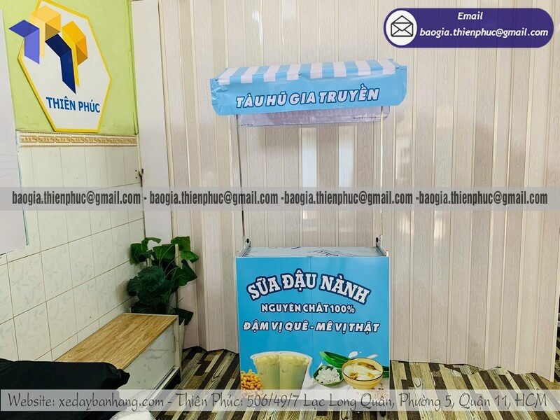 xe bán sữa đậu nành di động